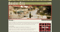 Desktop Screenshot of amador-city.com