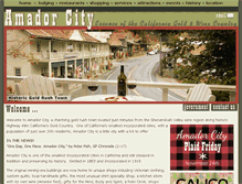 Tablet Screenshot of amador-city.com